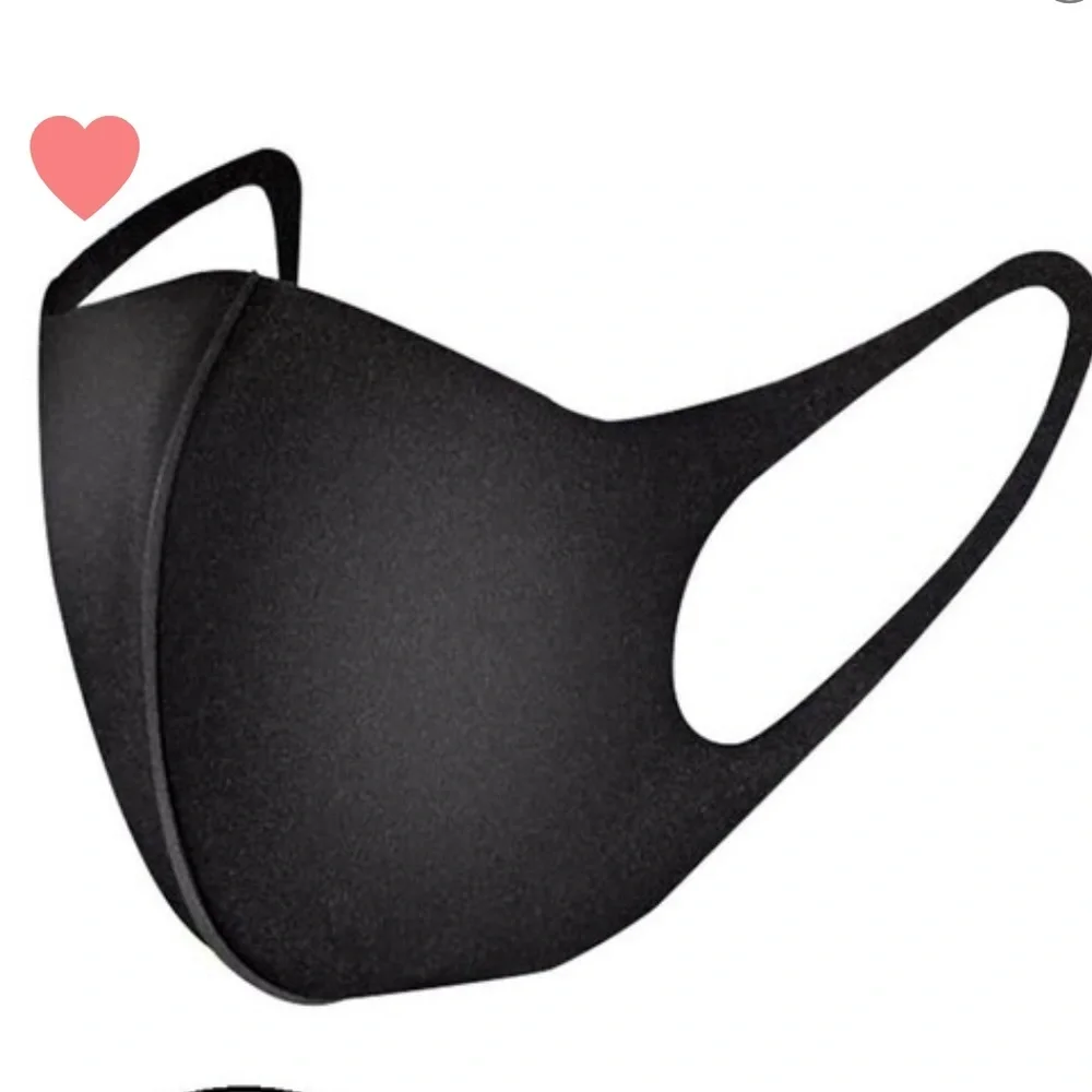 Navy individually packaged face mask face shield